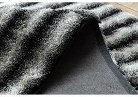Luxusný kusový koberec shaggy Jansen sivý 80x150cm