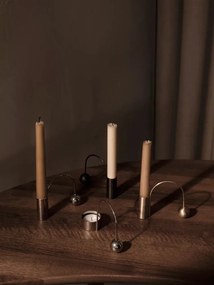 ferm LIVING Kovový svietnik Brass Balance Candle Holder