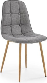 Jedálna stolička VELSOR, 1 ks, sivá
