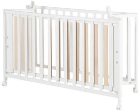 roba Detská skladacia postieľka, 60 x 120 cm (biela)  (100340863)