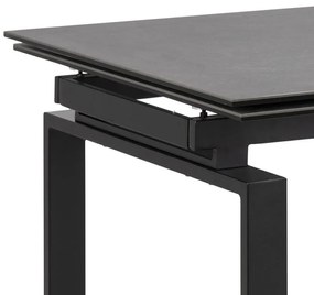 Skladací stôl Huddersfield 160-240x85 cm čierny