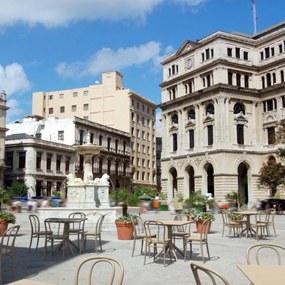 VICTOR záhradná stolička bez podrúčok taupe