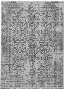 Diamond Carpets koberce Ručne viazaný kusový koberec Diamond DC-JK 1 silver / black - 180x275 cm