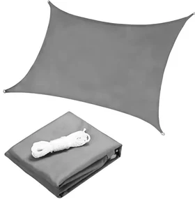 Bestent Záhradná slnečná clona 5x5m šedá 180g/m2