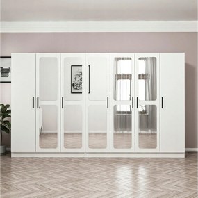 Šatníková skriňa Kalia 3824 (biela)