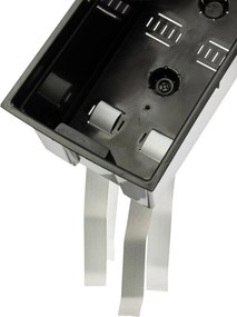 PLASTOVÝ KVETINÁČ BLOOM RIFLO 36X56X20 CM ČIERNA