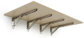 Sklápací stôl na stenu, 1200 x 600 mm, nosnosť 60 kg, breza