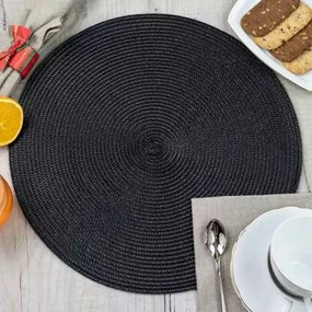 Altom Prestieranie Straw čierna, pr. 38 cm, sada 4 ks