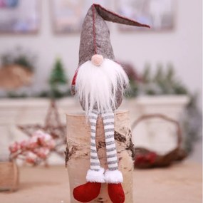 Dekoratívny trpaslík SANTA CLAUS 45 cm - viac farieb Farba: Sivá