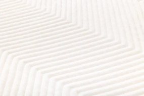 Kúpeľňový koberček Fishbone krémový