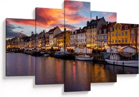 Obraz - Nyhavn, Kodaň (150x105 cm)