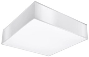 Stropné svietidlo Horus, 1x biele plastové tienidlo, (biely plast), (35 cm)