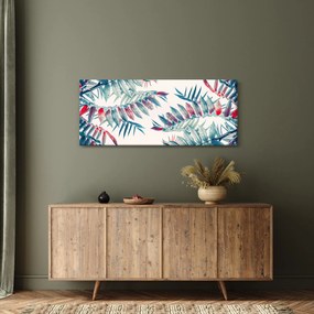 Obraz - Tropické listy (120x50 cm)