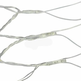 LED svetelná sieť, 128 LED, 2 rôzne farby- studená biela