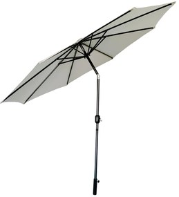 TRENDIE Záhradný slnečník Garden svetlo sivý - 300 cm