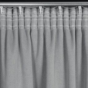 ZATEMŇOVACÍ ZÁVES NA PÁSKE CARLO 130X300 CM STRIEBORNÁ