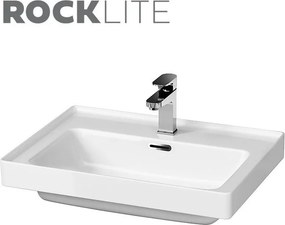 Cersanit Crea - závesná skrinka s umývadlom 50cm, dub, S924-007+K114-005