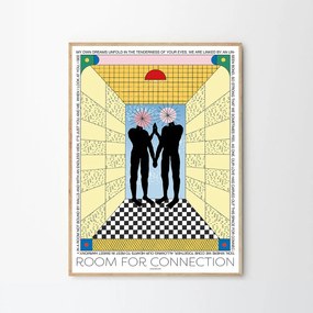 Moikka Plagát Room for Connection by Signe Bagger 50x70 cm