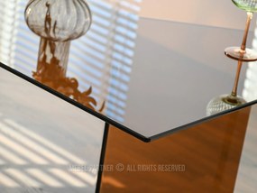 Jedálenský stôl Fernandez (sklo). Akcia -15%. Vlastná spoľahlivá doprava až k Vám domov. 1137127