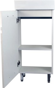 Comodo Kúpeľňová skrinka s keramickým umývadlom Luka 40 P/L