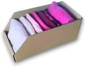 KARTON PAK Úložné boxy na oblečení, organizéry do skříně EKO KARTON 20 x 40 cm