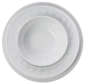 Jedálenská súprava 18 ks biela/porcelán