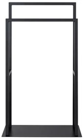 WENKO 26056100 - Stojan na uteráky RIVALTA 46x80 cm nerez/čierna