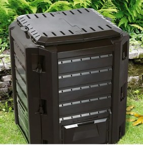 InternetovaZahrada Kompostér 1200 L - čierny