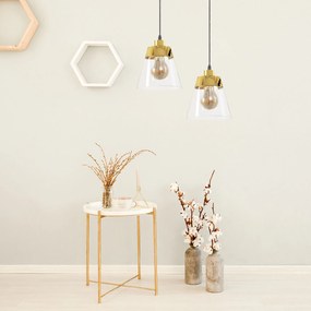 Toolight - Stropné svietidlo E27 60W APP895-1CP, zlatá, OSW-07022