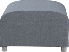 Poťah na podnožku Klippan farba produktu sivá látka zapletaná