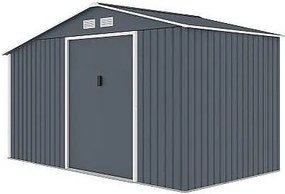 Záhradný domček plocha 342 x 191 cm (sivá)
