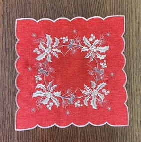 Krásné vianočné prestieranie 40 x 40 cm Šírka: 40 cm | Dĺžka: 40 cm