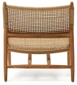 Drevené záhradné kreslo v prírodnej farbe Codolar - Kave Home