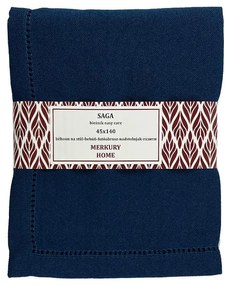 Behúň SAGA indigo 45x140 easy care