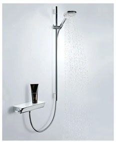 Hansgrohe Raindance Select E, sprchová súprava 120 3jet so sprchovou tyčou 90 cm, biela/chrómová, HAN-26621400