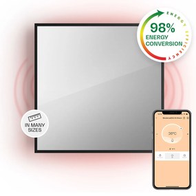 La Palma 500 smart, infračervený ohrievač 2 v 1, 60 x 60 cm, 500 W, zrkadlová predná časť
