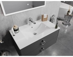 Mexen Atena, umývadlo na zapustenie do dosky 81 x 46 cm, biela lesklá, 25018000