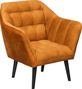 XXXLutz KOKTAILOVÉ KRESLO, textil, kompozitné drevo, medená MID.YOU - Kreslá - 002220053001