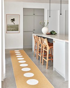 Okrovožltý vnútorný a vonkajší behúň 70x300 cm Vera Ochre – Pappelina