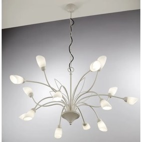 Jupiter 2062 - Luster na reťazi GLORIOSA 15xG9/14W/230V krémový