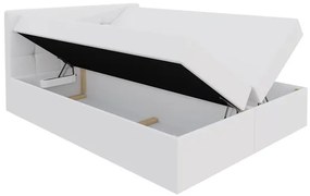 Kontinentálna posteľ 160 cm Cinara (ekokoža soft 011 (čierna). Vlastná spoľahlivá doprava až k Vám domov. 1054107