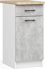 Kuchyňská linka Olivie 1,8 m prosklená beton