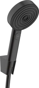 Hansgrohe Pulsify Select S, súprava so sprchovým držiakom 105 3jet Relaxation so sprchovou hadicou 1600 mm, matná čierna, HAN-24303670