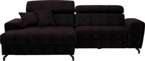 XXXLutz ROHOVÁ SEDAČKA, textil, baklažánová Carryhome - Sedačky - 000812004409