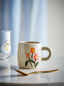 Krémový kameninový detský hrnček 110 ml Millie – Bloomingville Mini