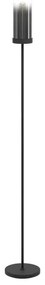 Eglo 44004 - Stojacia lampa TOOTHILL 1xE27/40W/230V čierna