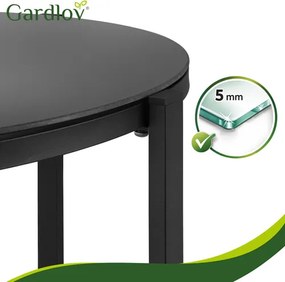 Záhradný nábytok – balkónová zostava stôl + pohovka + 2 kreslá