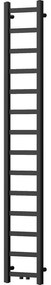 Mexen Bolt, vykurovacie teleso 1800 x 300 mm, 351 W, spodné a stredové, čierna, W126-1800-300-00-70