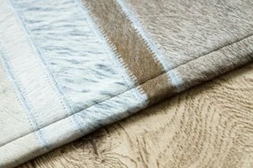 Koberec PATCHWORK 21717 béžový - imitácia kože krava