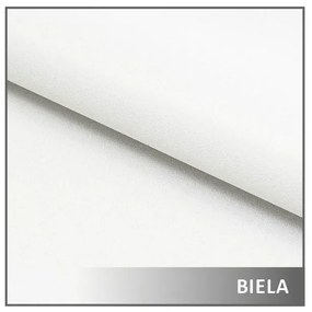 Dekodum Klasická mini roleta v bielej kazete, farba látky Biela Šířka (cm): 80, Dĺžka (cm): 150, Strana mechanizmu: Práva